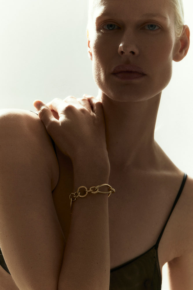 Oval Link Bracelet | Gold