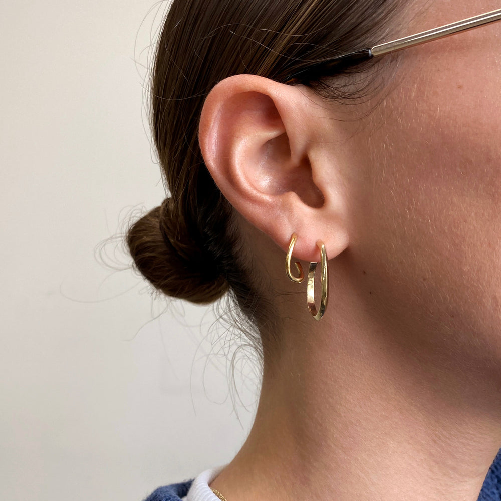 Link Earrings |  Gold