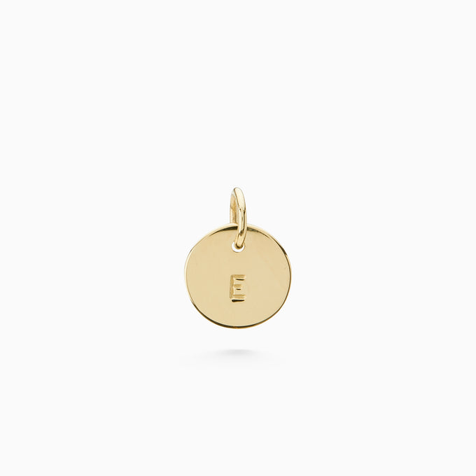 Disc Necklace | Solid Yellow Gold