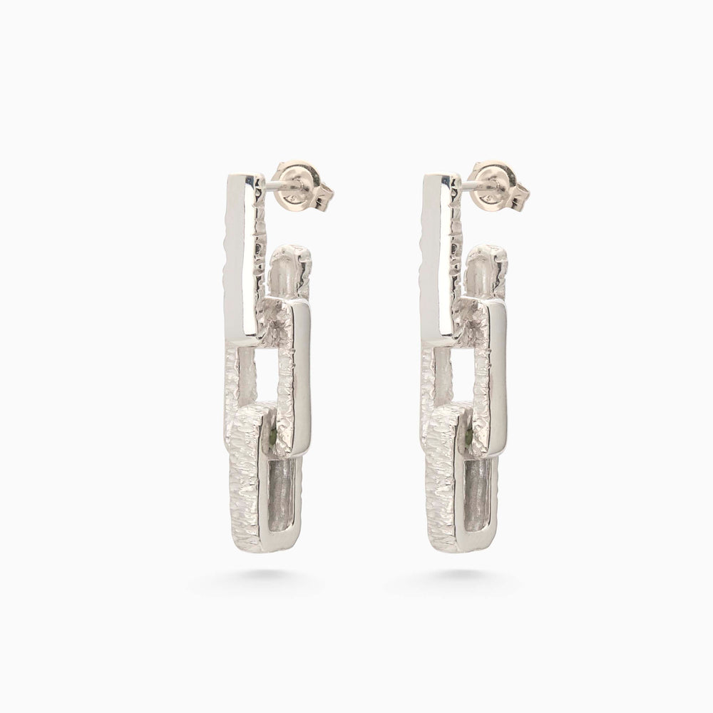 Mini Ember Earring | Silver