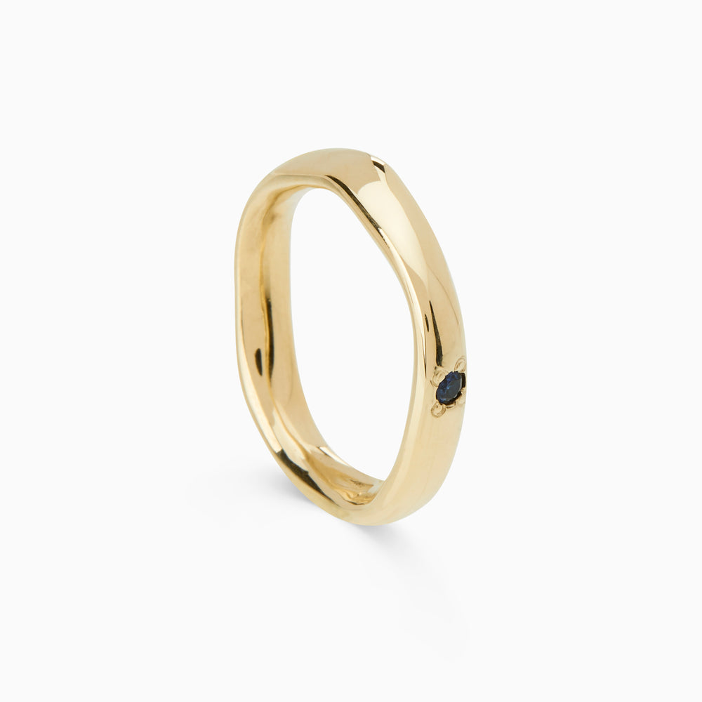 Collective Stone Ring | Solid Yellow Gold