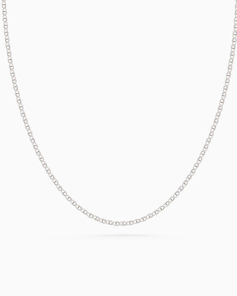 Flat Marine Chain | Sterling Silver