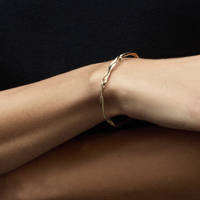 Sculpt Bracelet | Yellow Gold