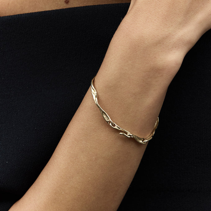 Sculpt Bracelet | Yellow Gold