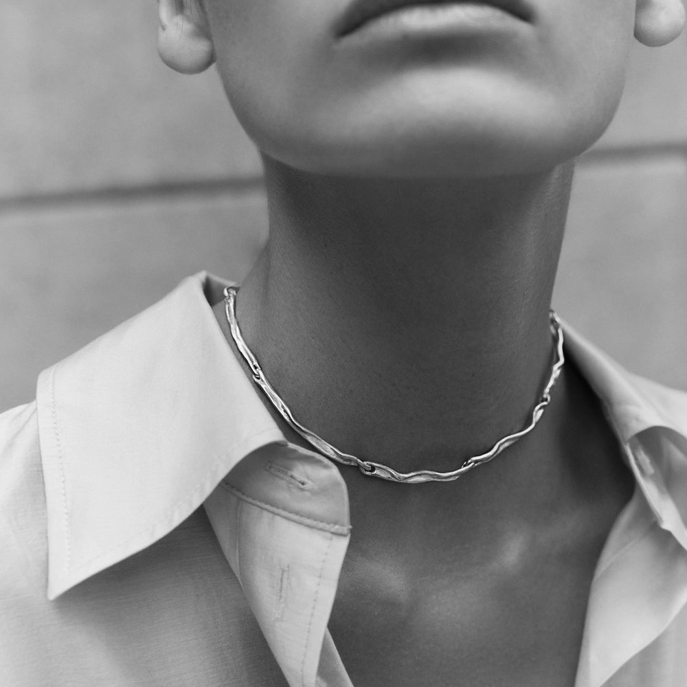 Sculpt Necklace | Rose Gold