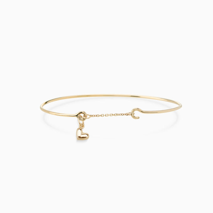 Pendant Weave Bracelet | Solid Gold