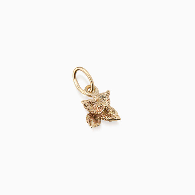 Mint Bunch Charm | Gold