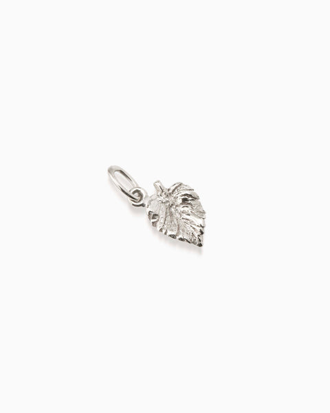 Mint Leaf Charm | Silver