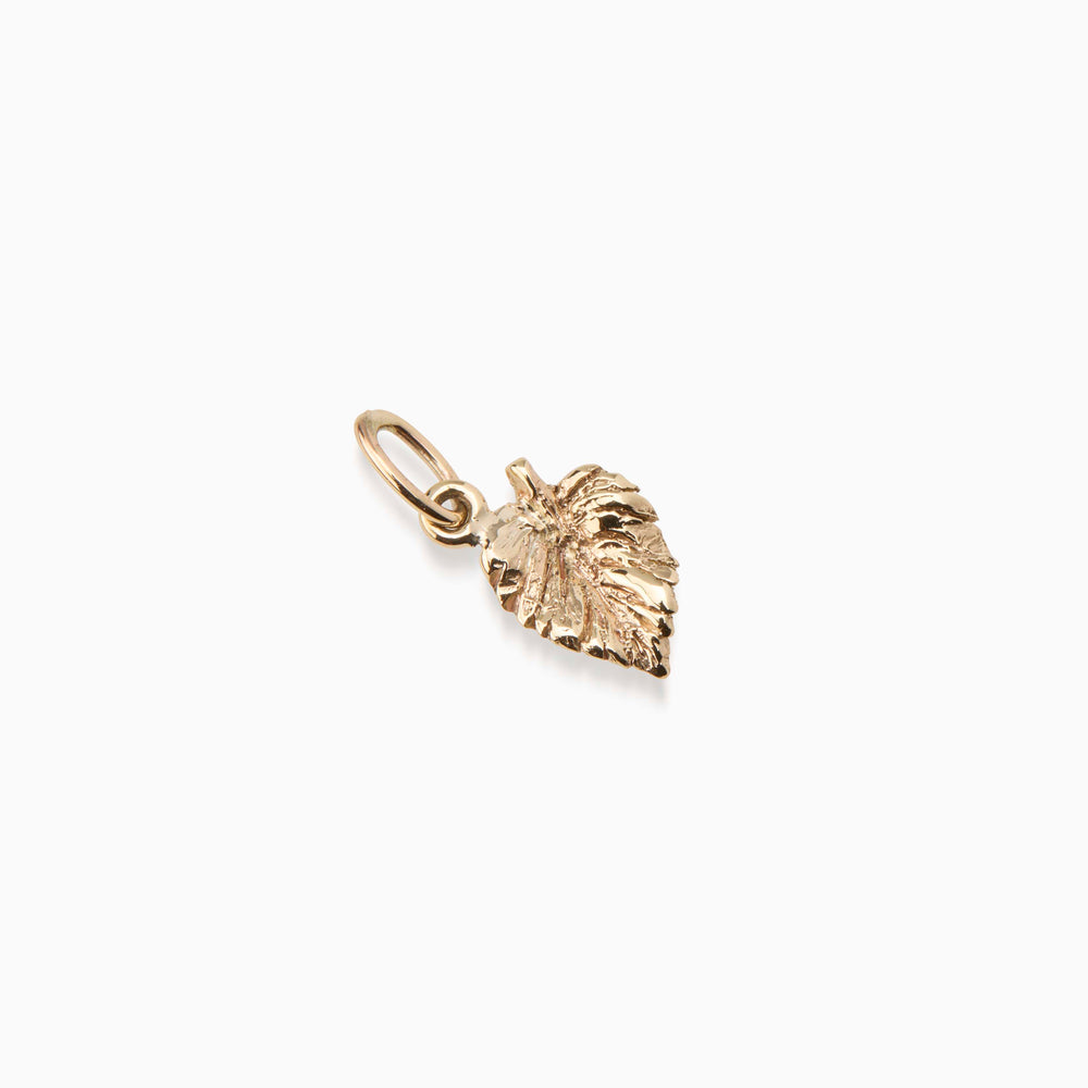 Mint Leaf Charm | Gold