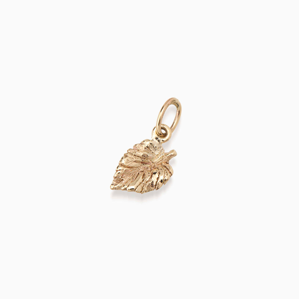 Mint Leaf Charm | Gold