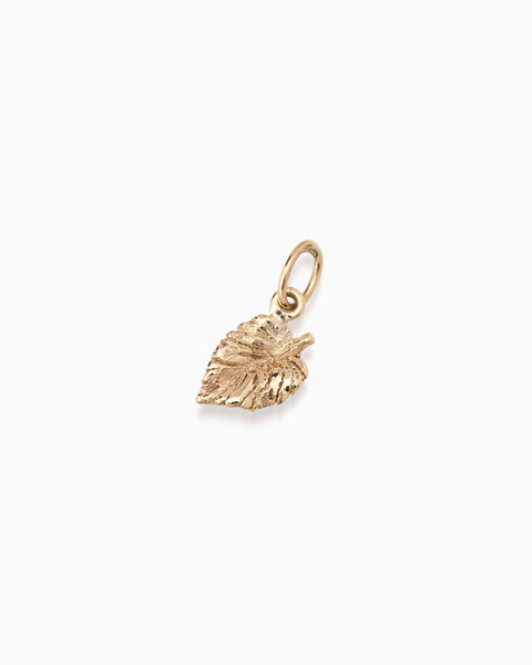 Mint Leaf Charm | Gold