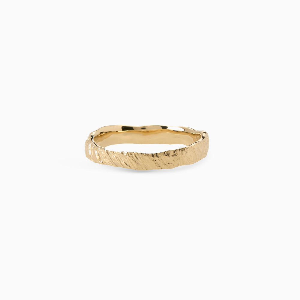 Narrow Ember Ring | Solid Yellow Gold