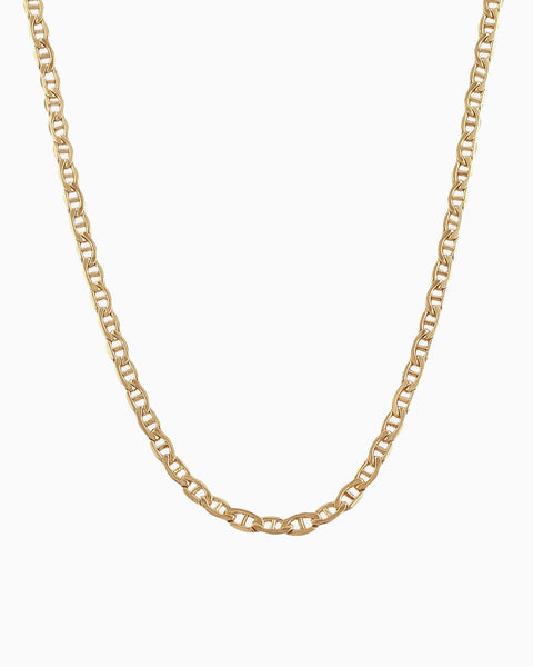 Flat Marine Chain | Gold
