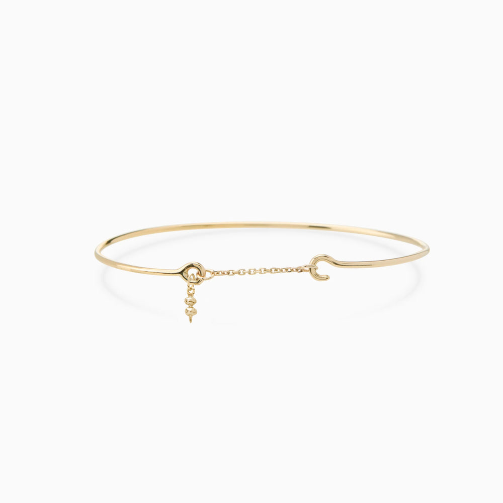 Pendant Weave Bracelet | Solid Gold