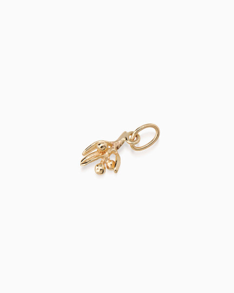 Olive Branch Charm | Gold