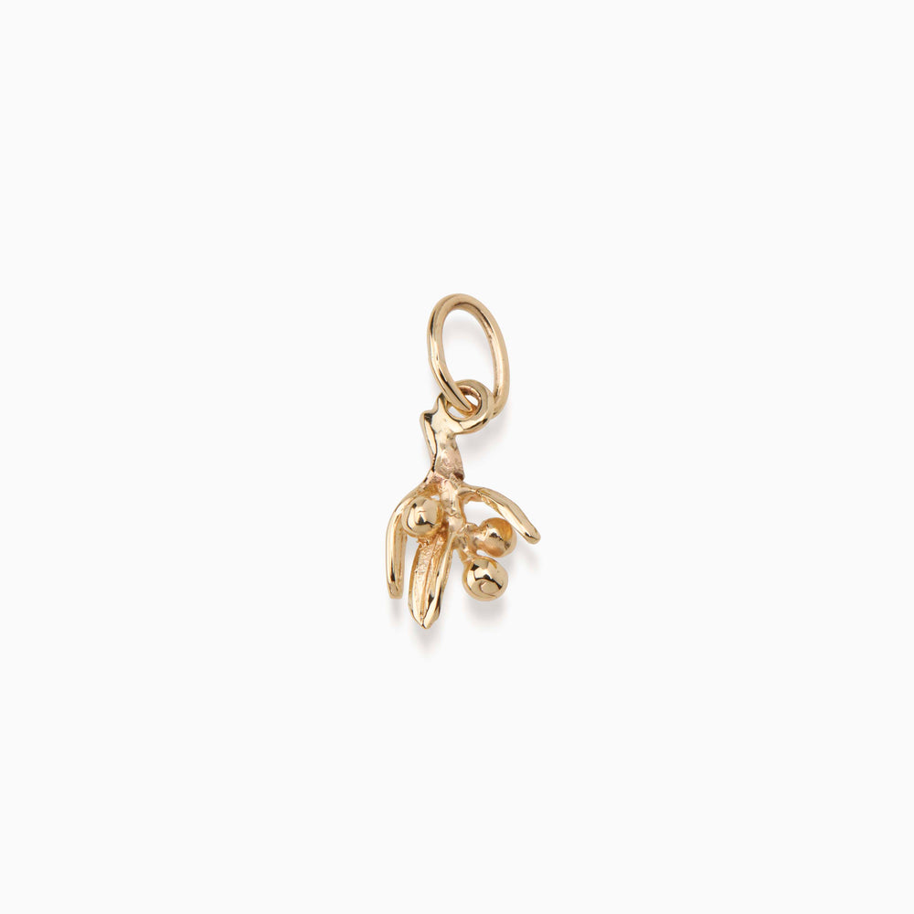 Olive Branch Charm | Gold