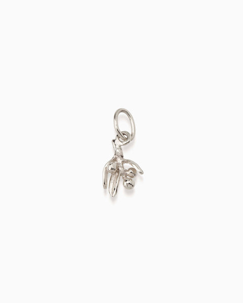 Olive Branch Charm | Silver