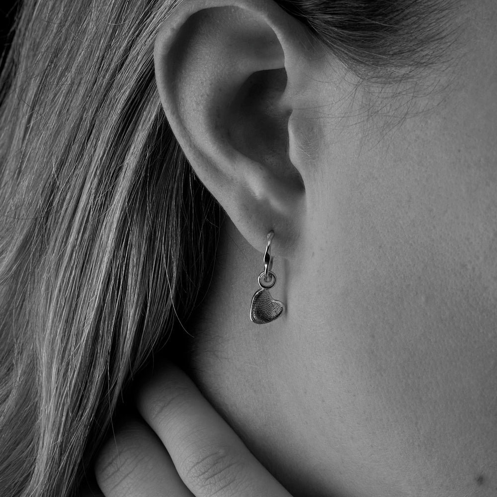 Impression™ Heart Earring Charm | Rose Gold
