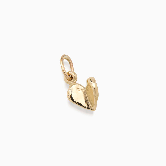 Open Heart Charm | Gold