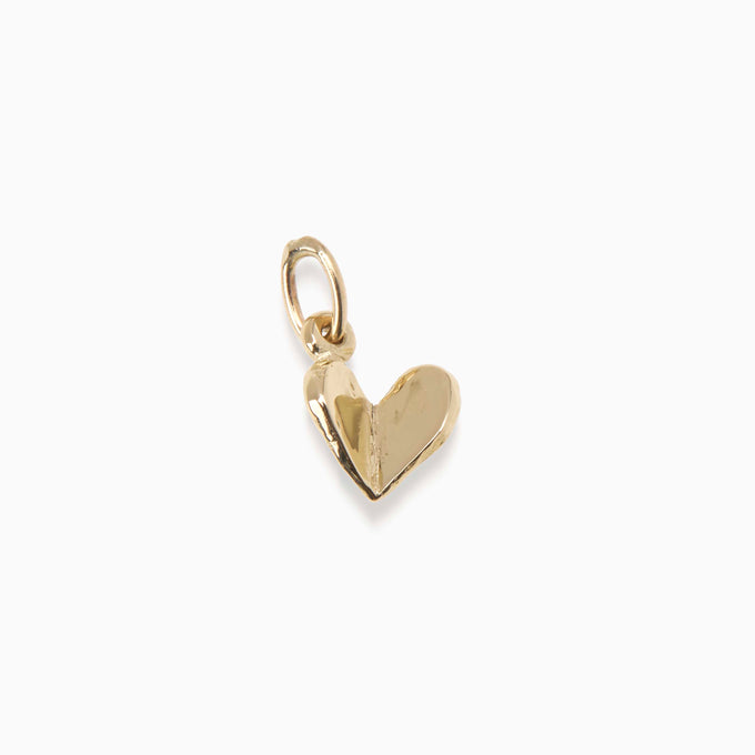 Open Heart Charm | Gold