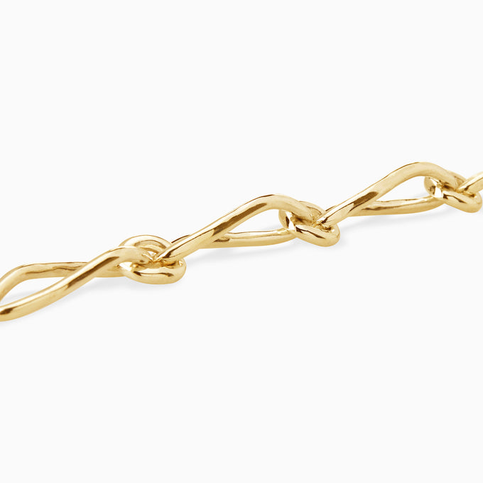 Oval Link Necklace | Gold