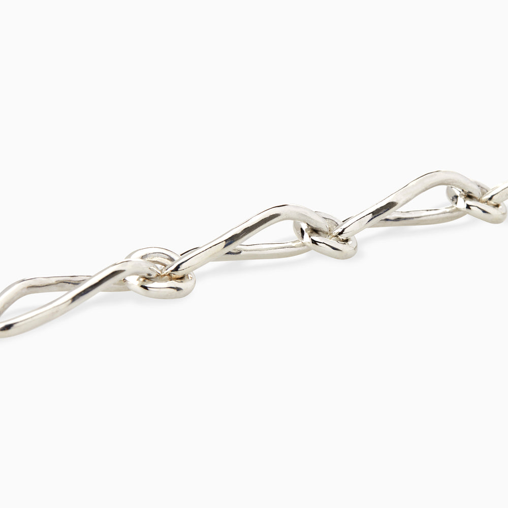 Oval Link Bracelet | Silver