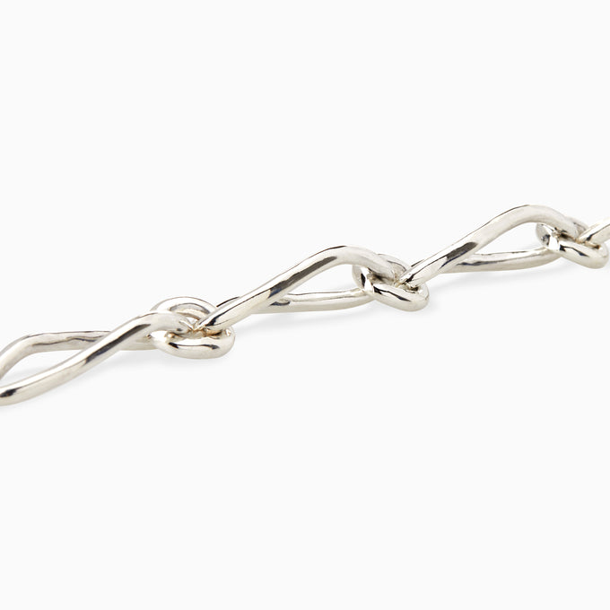 Oval Link Bracelet | Silver