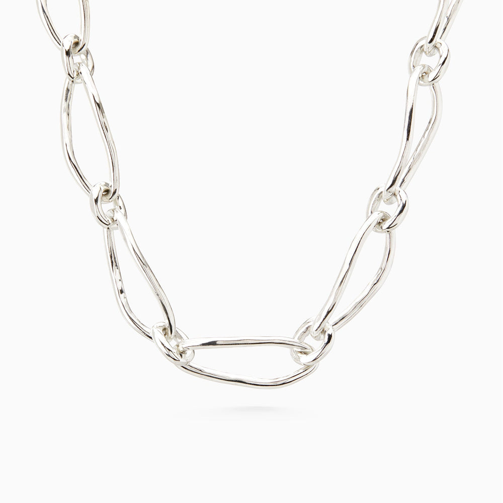 Oval Link Necklace | Silver | Ready To Ship