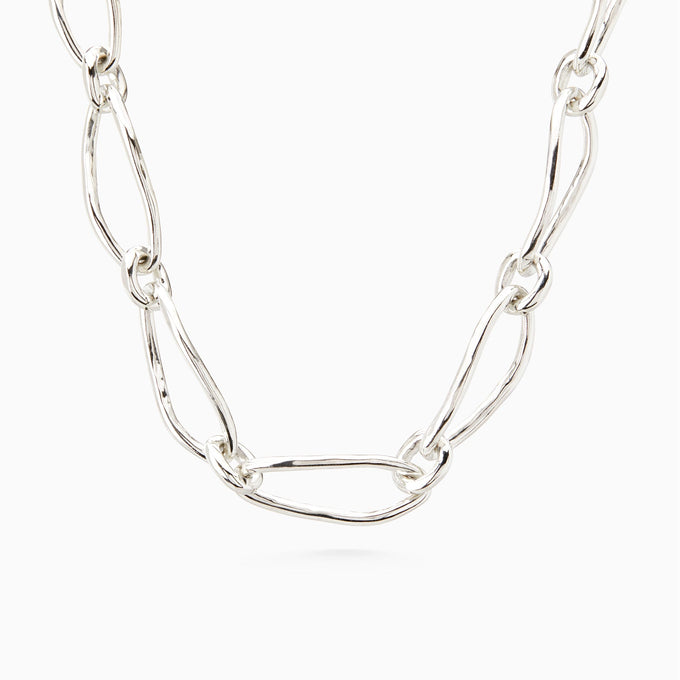 Oval Link Necklace | Silver | Ready To Ship