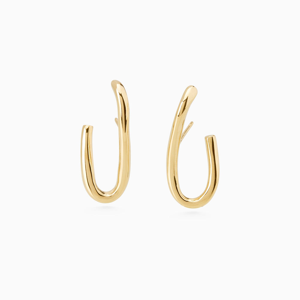 Oval Link Earrings | Gold | Ready To Ship