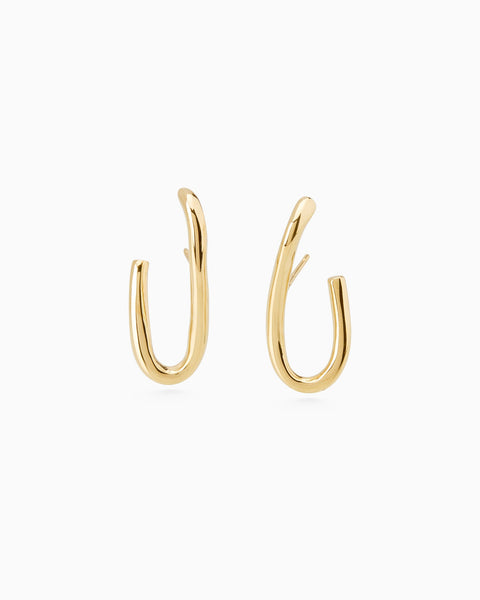 Oval Link Earrings | Gold | Ready To Ship