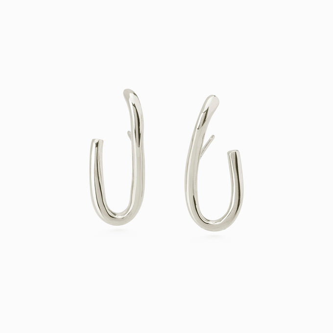 Oval Link Earrings | Silver | Ready To Ship