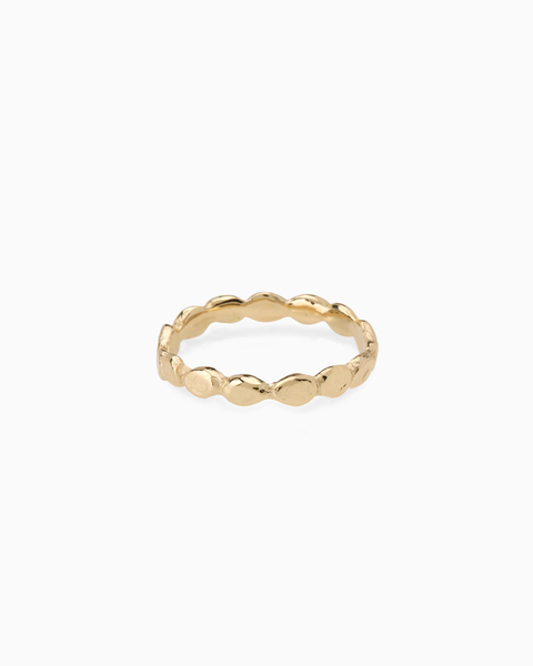 Pebble Stack Ring | Solid Yellow Gold