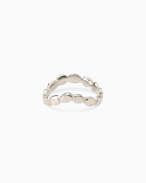 Pebble Circuit Ring | Silver