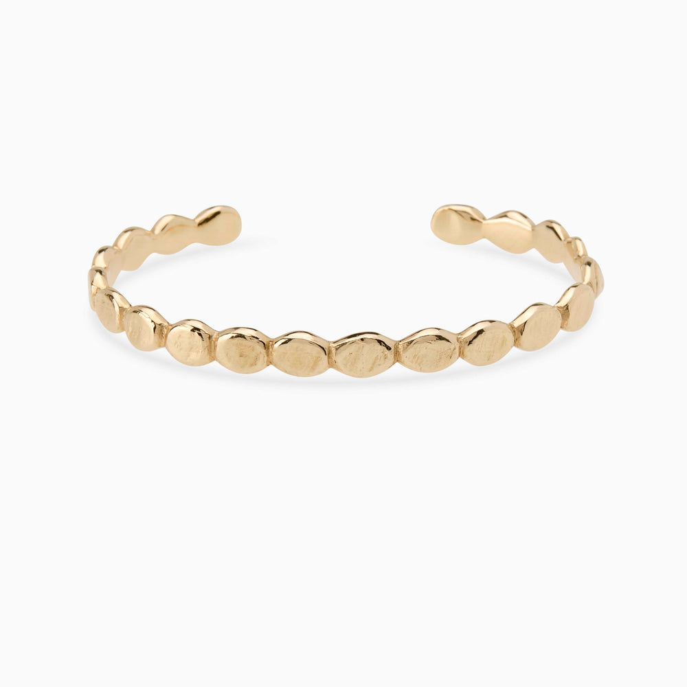 Ripple Cuff |Yellow Gold