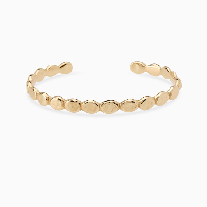 Ripple Cuff |Yellow Gold