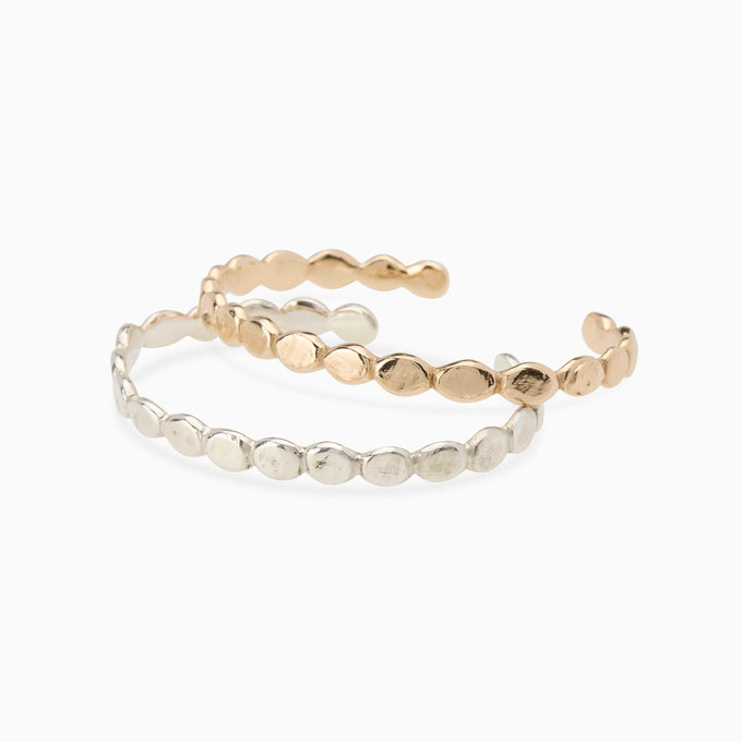 Ripple Cuff |Yellow Gold