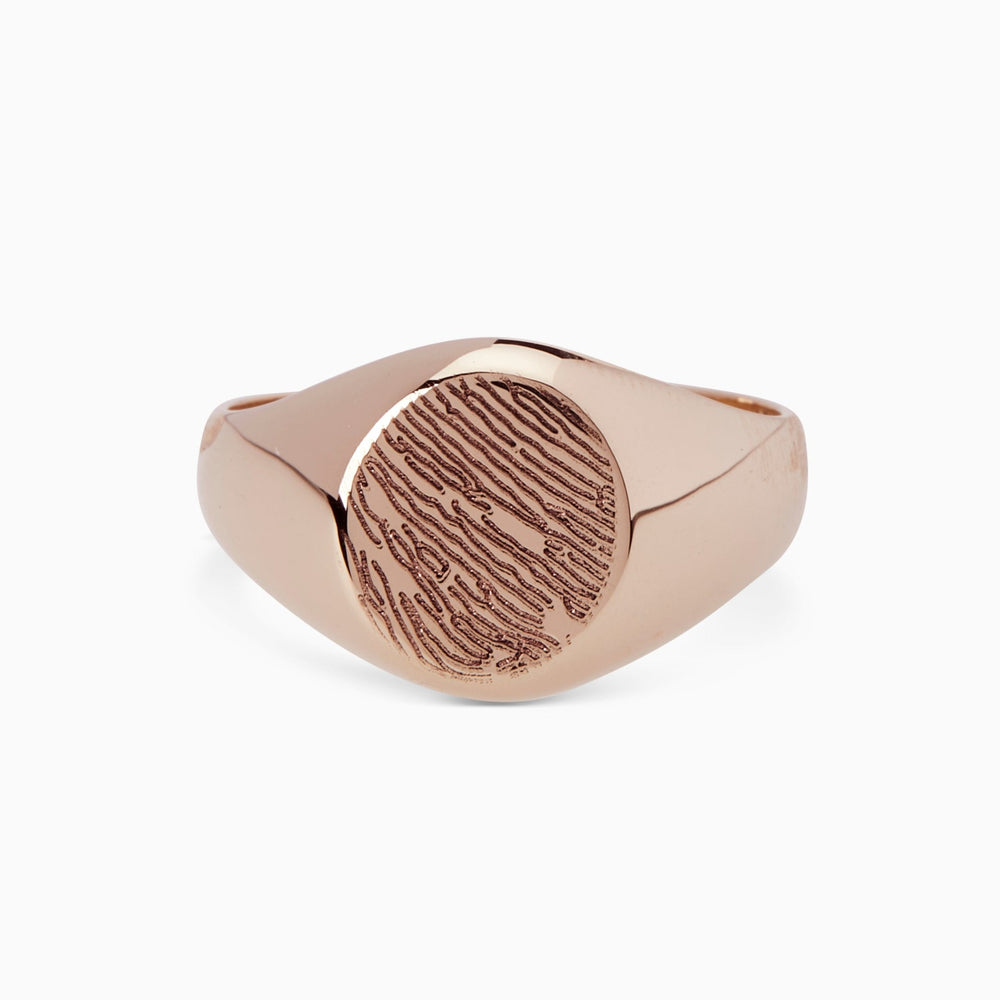 Signature Signet Ring | Rose Gold