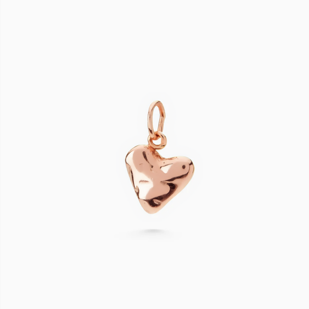 Organic Heart Pendant | Rose Gold