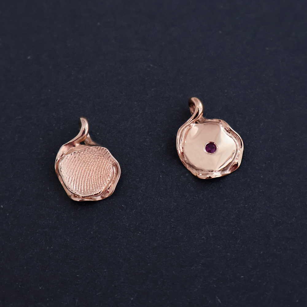 Impression™ Wave Pendant | Rose Gold