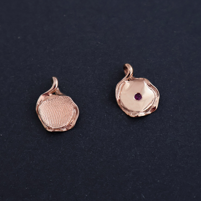 Impression™ Wave Pendant | Rose Gold