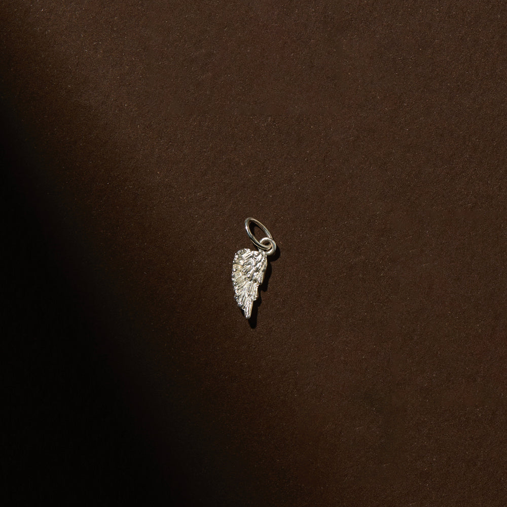 Angel Wing Charm | Silver