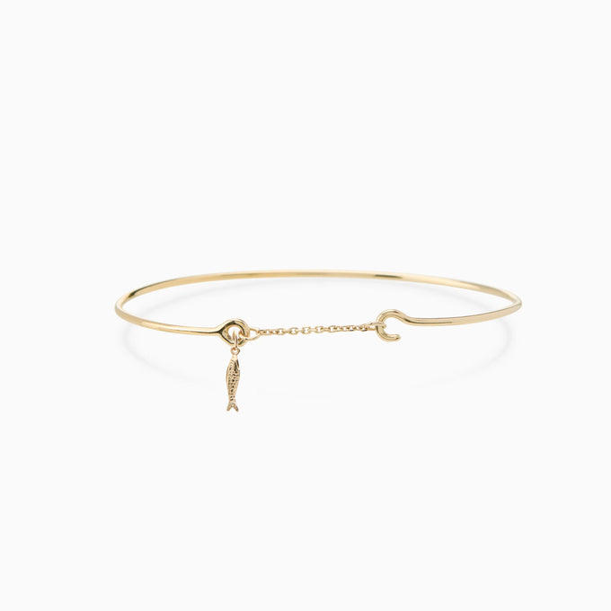 Pendant Weave Bracelet | Solid Gold