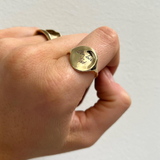 Custom Engraved Ring | White Gold