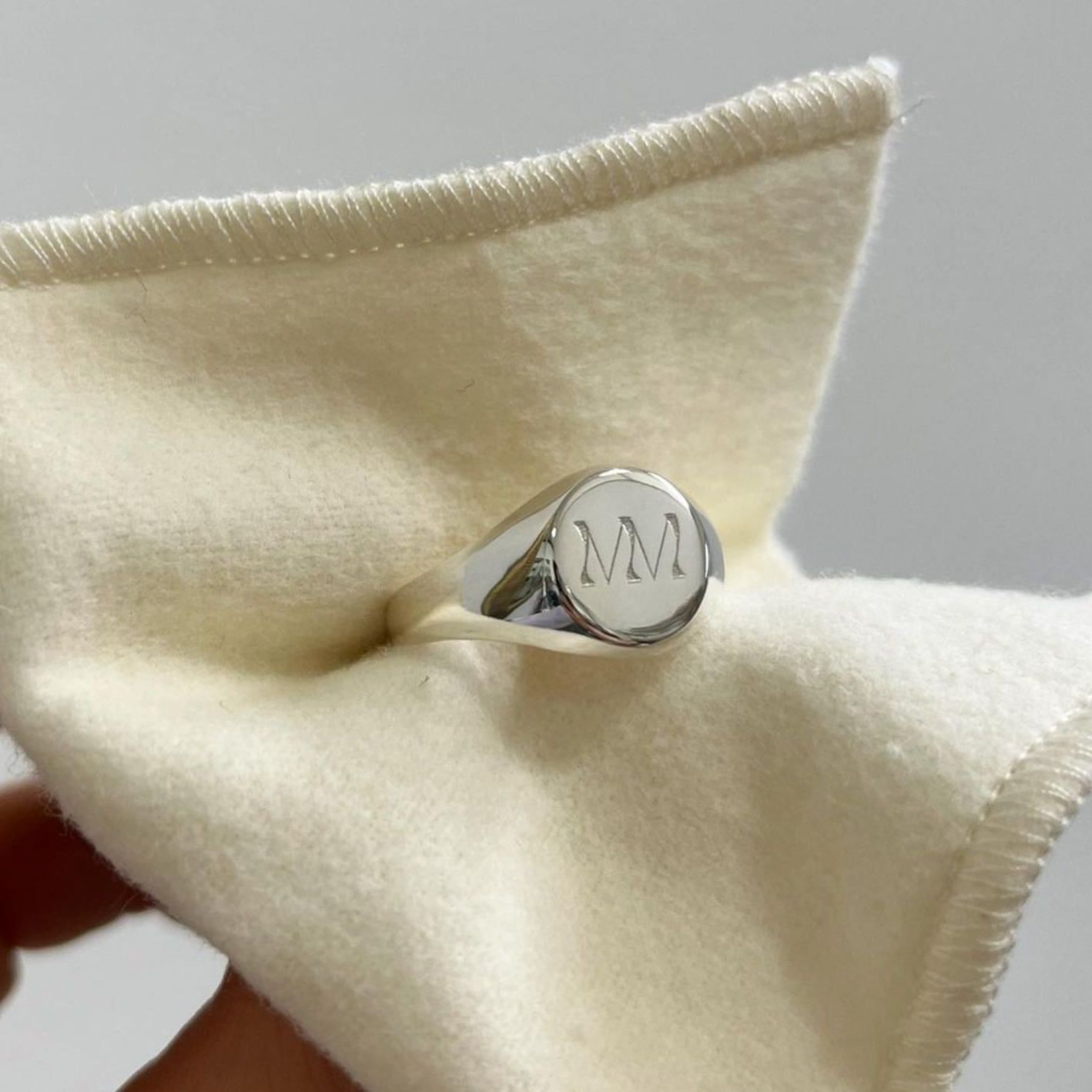 Signature Signet Ring Silver – Linden Cook Jewellery