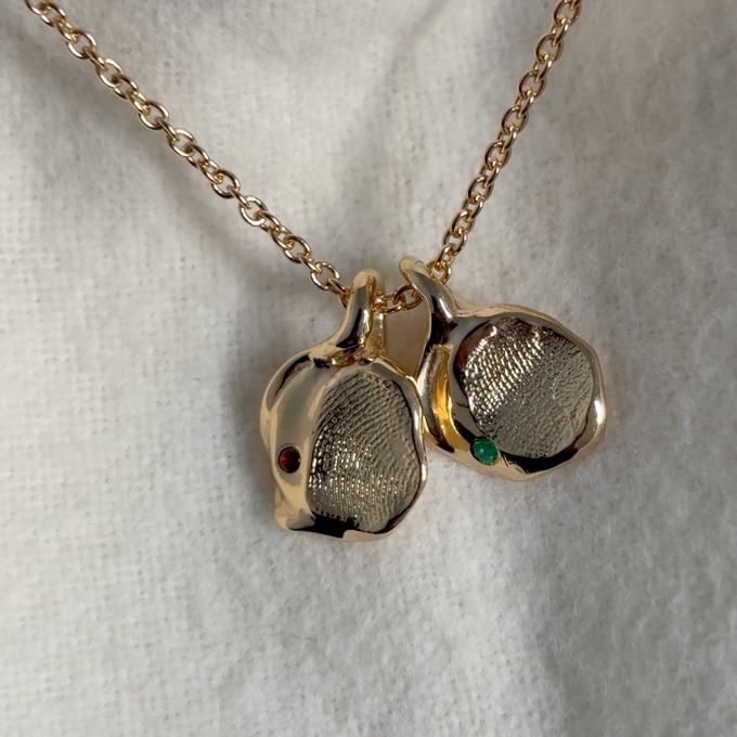 Impression™ Wave Pendant | Yellow Gold