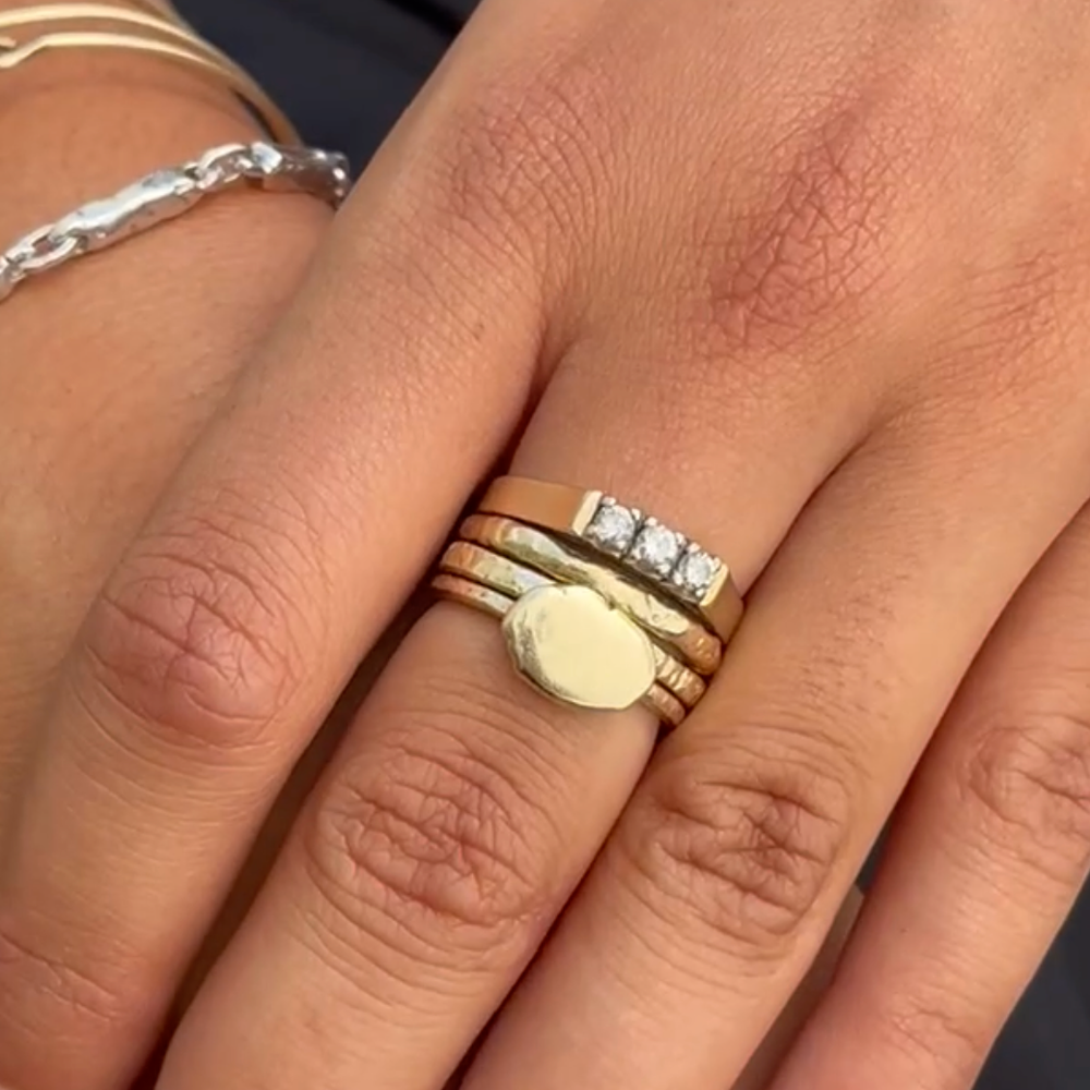 Ingot Ring | Solid Gold