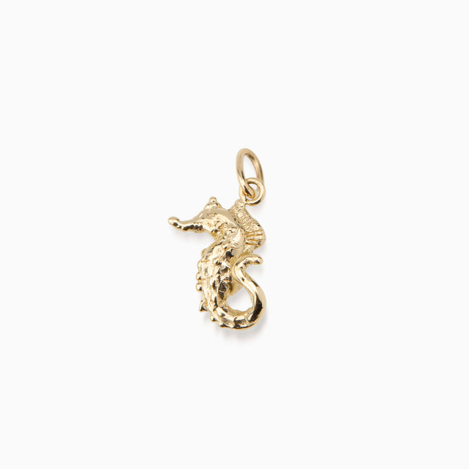 Seahorse Pendant | Gold