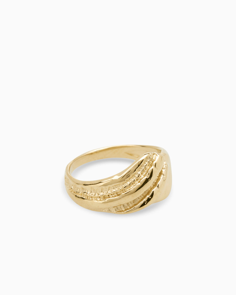 Shore Signet Ring | Gold