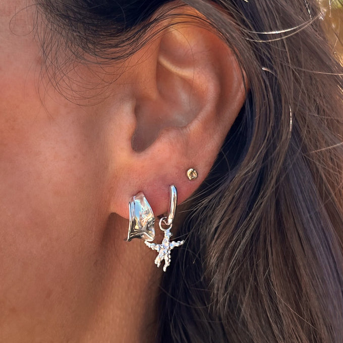 Starfish Earring | Silver